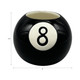 22305#4" 8-ball Pencil Cup, Black/white