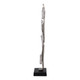 EV22282-01#26" Bedford Small Silver Wood Post Statuary