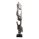 EV22282-02#32" Bedford Large Silver Wood Post Statuary
