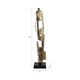 EV22282-03#26" Bedford Small Gold Wood Post Statuary