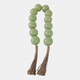 20794-04#40'' Swirled 2" Resin Beaded Garland, Sage Green