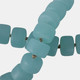 20796-03#38" Cylinder 1" Resin Beaded Garland, Blue
