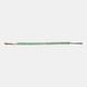 20796-04#38" Cylinder 1.25" Resin Beaded Garland, Green