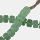 20796-04#38" Cylinder 1.25" Resin Beaded Garland, Green