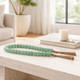 20796-04#38" Cylinder 1.25" Resin Beaded Garland, Green