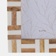 22334#5x7 Wood Inlay Photo Frame, Ivory/natural