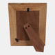 22335#4x6 Wood Starburst Photo Frame, Natural