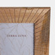 22335#4x6 Wood Starburst Photo Frame, Natural