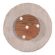 EV22366#Gedor Small Marble Lazy Susan Tray