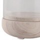 EV22370#Bashan Small Marble Candle Hurricane