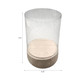 EV22372#Bashan Large Marble Candle Hurricane