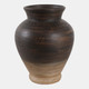 22401#12x10" Traditional Terracotta Vase,chocolate Brown