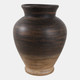 22401#12x10" Traditional Terracotta Vase,chocolate Brown