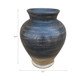 22401#12x10" Traditional Terracotta Vase,chocolate Brown