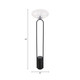 EV51459#58" Sheridan Marble Base Floor Lamp 2bxs