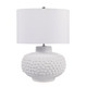 EV51490#20" Meckle White Ceramic Table Lamp