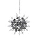 EV51525#28" Haram Grey Glass Bubble Chandelier