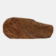 22412#24x10" Long Teak Wood Bowl, Natural