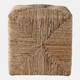 22424#18x18" Rattan Square Ottoman, Natural