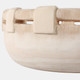 22429#14x6" Carved Wood Bowl, Natural