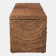 22449#47x19" Woven Storage Bench, Natural