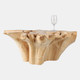 22452#43" Teak Wood Coffee Table, Natural