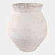 22470-01#20x17" Traditional Terracotta Vase, Ivory