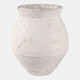 22470-01#20x17" Traditional Terracotta Vase, Ivory