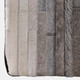 22475-01#18x18" Hair On Hide Strips Patchwork Ottoman, Mult