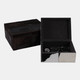 22479-02#S/2 9/12" Hair On Hide Patchwork Boxes, Ivory/brow