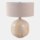 51533-01#28x22" Metal Base Table Lamp, Ivory