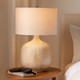 51533-01#28x22" Metal Base Table Lamp, Ivory