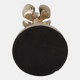 22488#9x4" Flower Bloom Taper Holder, Champagne