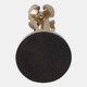 22489#11x4" Flower Bloom Taper Holder, Champagne