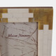 22491#4x6" Tiled Resin Photo Frame, Ivory/ Tan