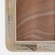 22494#5x7" Marbled Resin Photo Frame, Ivory/ Brown