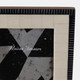 22497#4x6" Etched Border Photo Frame, Ivory/ Black