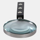 22521#10x4" Hearts Handle Magnifying Glass, Black/white