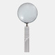 22523#10x4" Lines Handle Magnifying Glass, White/ Black