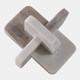 20698-01#7" Marble Knot, White/beige