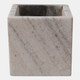 22545-01#4x4" Marble Pencil Cup, Beige