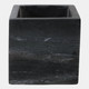 22545-02#4x4" Marble Pencil Cup, Black/white