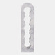 22554#22" 5 Bottle Marble Wine Rack, White/ Grey