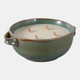 80532-01#8" 14 Oz Lakeside Rain Candle, Green