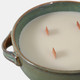 80532-01#8" 14 Oz Lakeside Rain Candle, Green