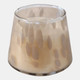 80534-02#5" 14 Oz White Gardenia Luster Glass Candle, Ivory