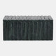 17475-02#7x4" Marble Ridged Box, Green