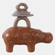 20457-03#8" Hippo With Stacked Stones, Multi
