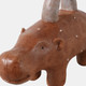 20457-03#8" Hippo With Stacked Stones, Multi