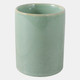 22612-01#4" Flower Applique Pencil Cup, Green